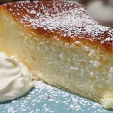 Pastel Nube de Yogur con Aroma a Vainilla