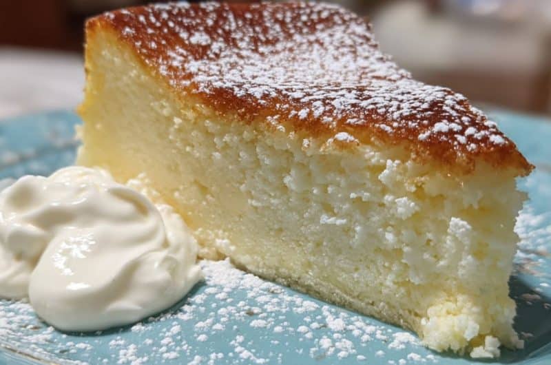 Pastel Nube de Yogur con Aroma a Vainilla